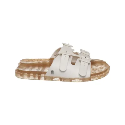 Sandals (White, Brown) from Mini Melissa Polyurethane