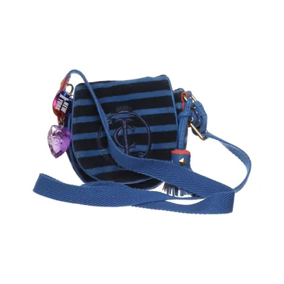 Skuldertaske (Blå, Sort) fra Juicy Couture Bomuld, Polyester