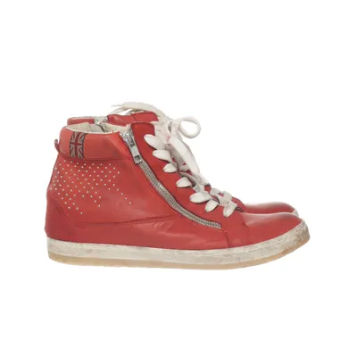 Laced boots (Red, Multicolored) from D for Dasia