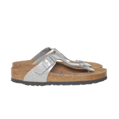 Flipflop (Grå, Silverfärgad) från Birkenstock Skinn