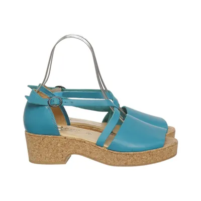 Sandales (Bleu) de Gudrun Sjödén Cuir