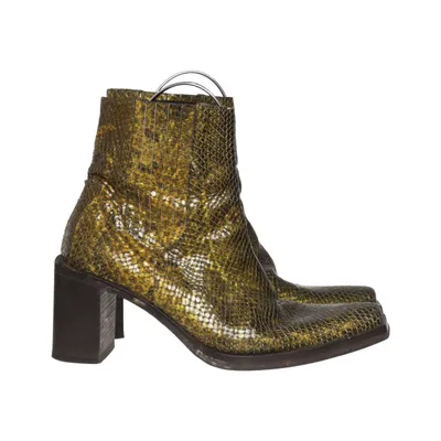 Bottes à talons (Vert) de Marilyn Anselm for Hobbs Cuir