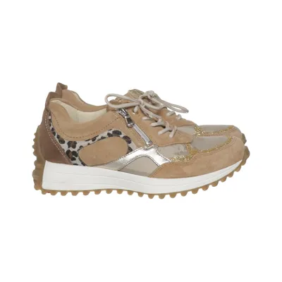 Baskets (Beige, Multicolore) de Waldläufer Cuir
