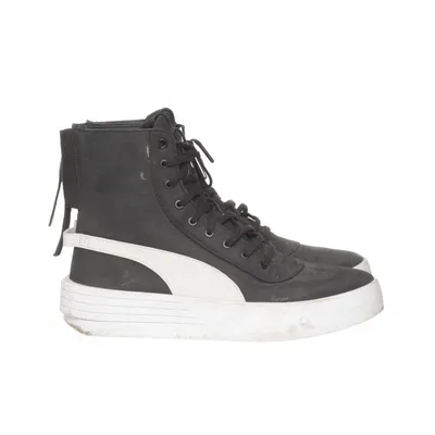 Laced boots (Black, White) from Puma