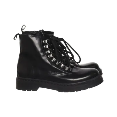 Bottes à lacets (Noir) de Shoe Biz Cuir