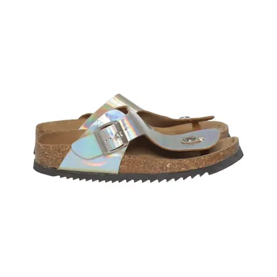 Flip-flops (Silver) from Bionatura Leather