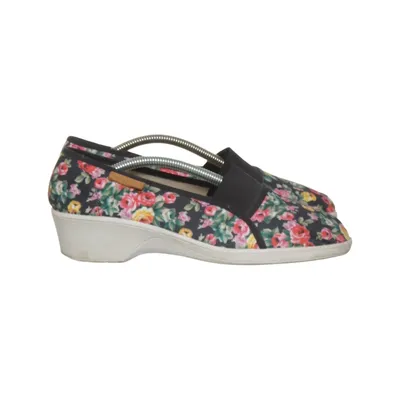 Slip-ons (Black, Multicolored) from Rest Polyurethane