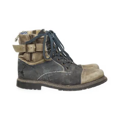 Veterlaarzen (Blauw, Beige) van Spieth & Wensky