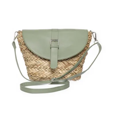 Shoulder-bag (Beige, Green) from BPC Bonprix Collection