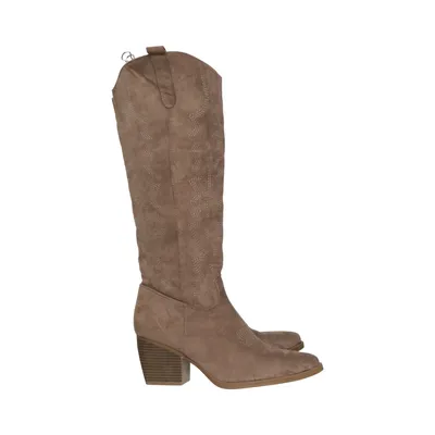 Cowboyboots (Beige) från Lucky Shoes