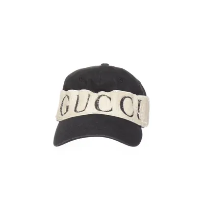 Baseballkeps (Svart, Beige) från Gucci Bomull, Polyester