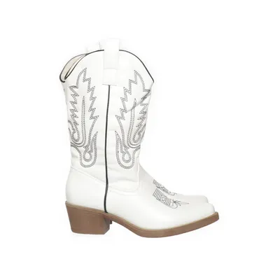 Cowboy boots (White, Black, Beige)