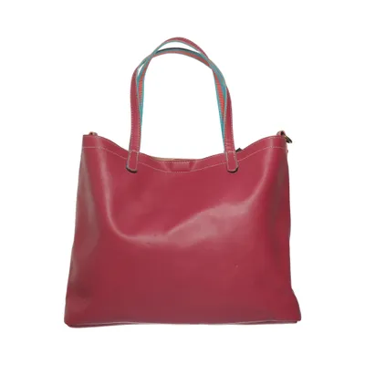 Handbag (Pink, Multicolored) from David Jones