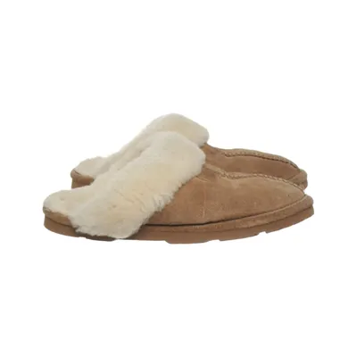 Slippers (Brown) from Bearpaw Leather, Wool