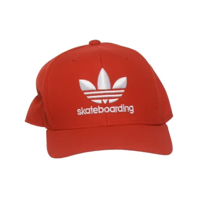 Baseball cap (Red, White) from Adidas Skateboarding Acrylic, Cotton