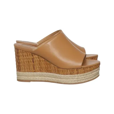 Sleehakken (Bruin) van Salvatore Ferragamo Leer