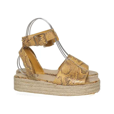 Sandalen (Geel, Bruin) van Vox Leer