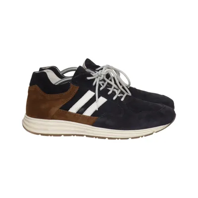 Trainers (White, Brown, Blue) from Eleventy Leather, Suede
