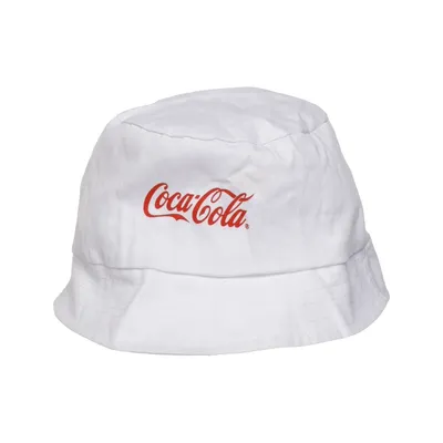 Bucket hat (Wit, Rood) van Coca Cola Katoen