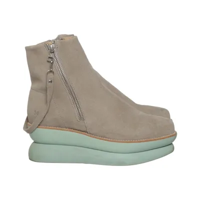 Bottines (Gris, Vert) de Gram Cuir