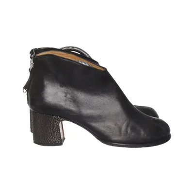 Heeled boots (Black) from Audley Leather