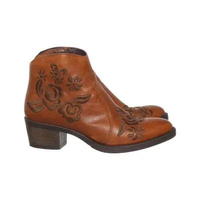 Ankle boots (Brown) from Brako Leather