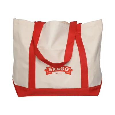 Canvas tas (Beige, Rood) van Bragg