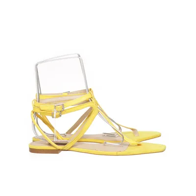 Sandals (Yellow, Beige) from Zara Trafaluc