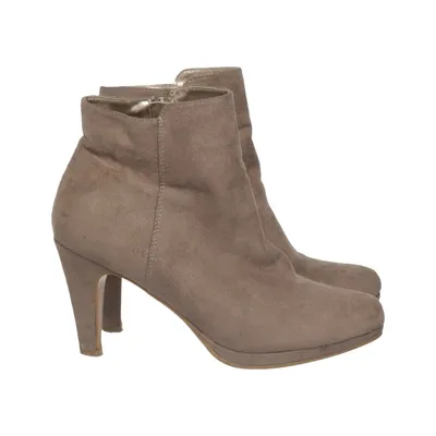 Heeled boots (Brown) from DS Shoes by DinSko