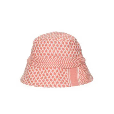 Buckethatt (Rosa, Vit) från Cecilie Copenhagen Bomull
