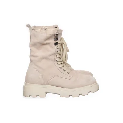 Laced boots (Beige) from Oxmox Suede