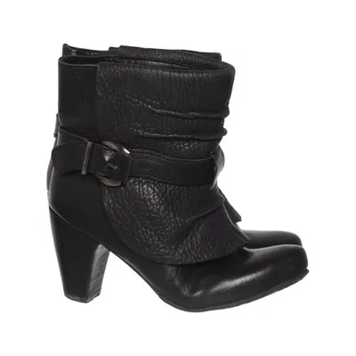 Bottes à talons (Noir) de Meinert Cuir