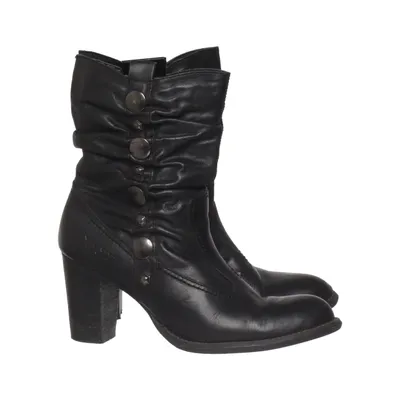 Bottes à talons (Noir) de Young Spirit Cuir