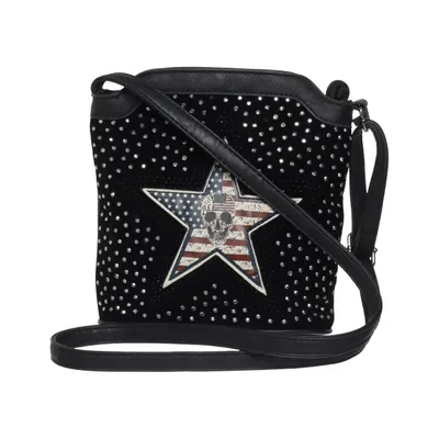 Shoulder-bag (Black, Multicolored) from Rong Hua Polyurethane