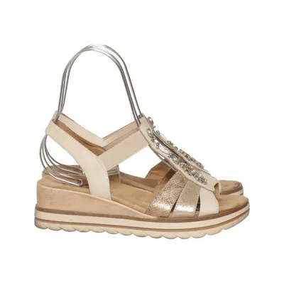 Sandaler (Beige, Guld) fra Relife