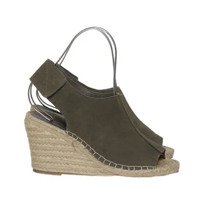 Espadrilles (Vert) de Yaya Cuir