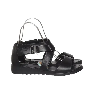 Sandals (Black) from Footflexx Leather