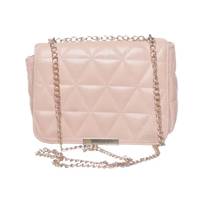 Skuldertaske (Pink) fra Glitter Polyester, Polyurethan