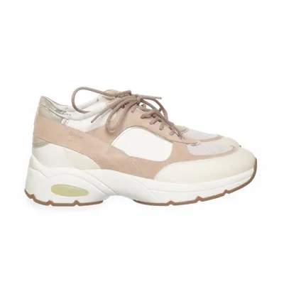Sneakers (Beige, Vit) från Geox Skinn