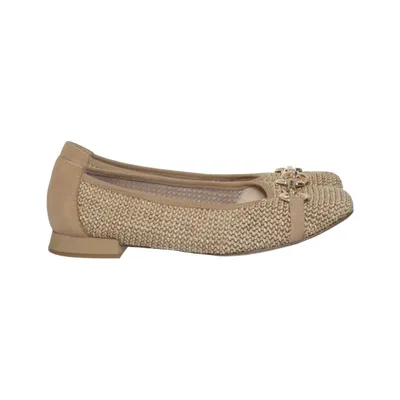 Ballerines (Beige) de Caprice Cuir