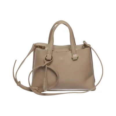 Axelremsväska (Beige) från Mango Polyester, Polyuretan