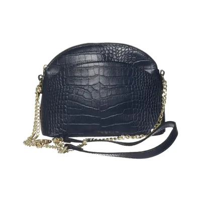 Shoulder-bag (Blue) from Lia Biassoni Leather