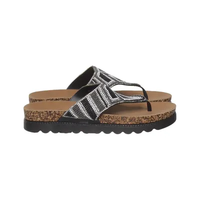 Teenslippers (Zwart, Beige, Zilver) van DejaVu