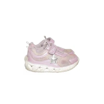Baskets LED (Rose) de Primigi Cuir
