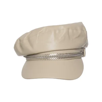 Schiffermütze (Beige) Baumwolle, Polyester, Polyurethan