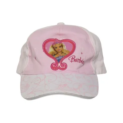 Baseballkeps (Rosa, Vit) från Barbie Bomull