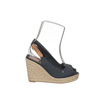 Wedges (Blue, Beige) from Tommy Hilfiger Cotton