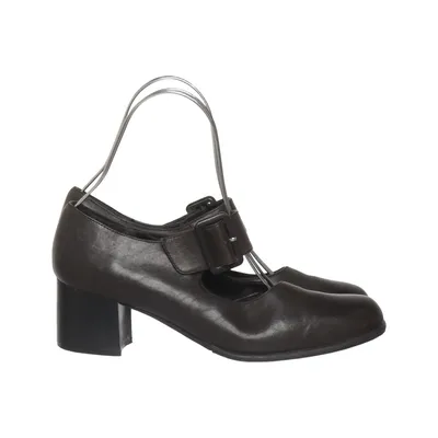 High heels (Black) from Wendel Leather