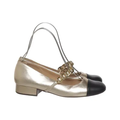 Ballerina's (Goud, Zwart) van Anacapri Leer