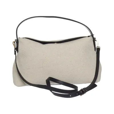 Schoudertas (Beige, Zwart) van H&M Katoen, Linnen, Polyester, Polyurethaan